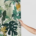 thumbnail image 3 of Orinice Tropical Plants Shower Curtain Green Botanical Palms Monstera Leaf Banana Leaves Spring Rustic Farmhouse Bathroom Accessories Decor Set with Hooks  60x72, 3 of 7