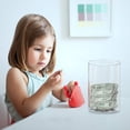 thumbnail image 3 of Alcancía de acrílico transparente - Caja de dinero de moneda duradera creativa - Regalo perfecto para niños, 3 of 5