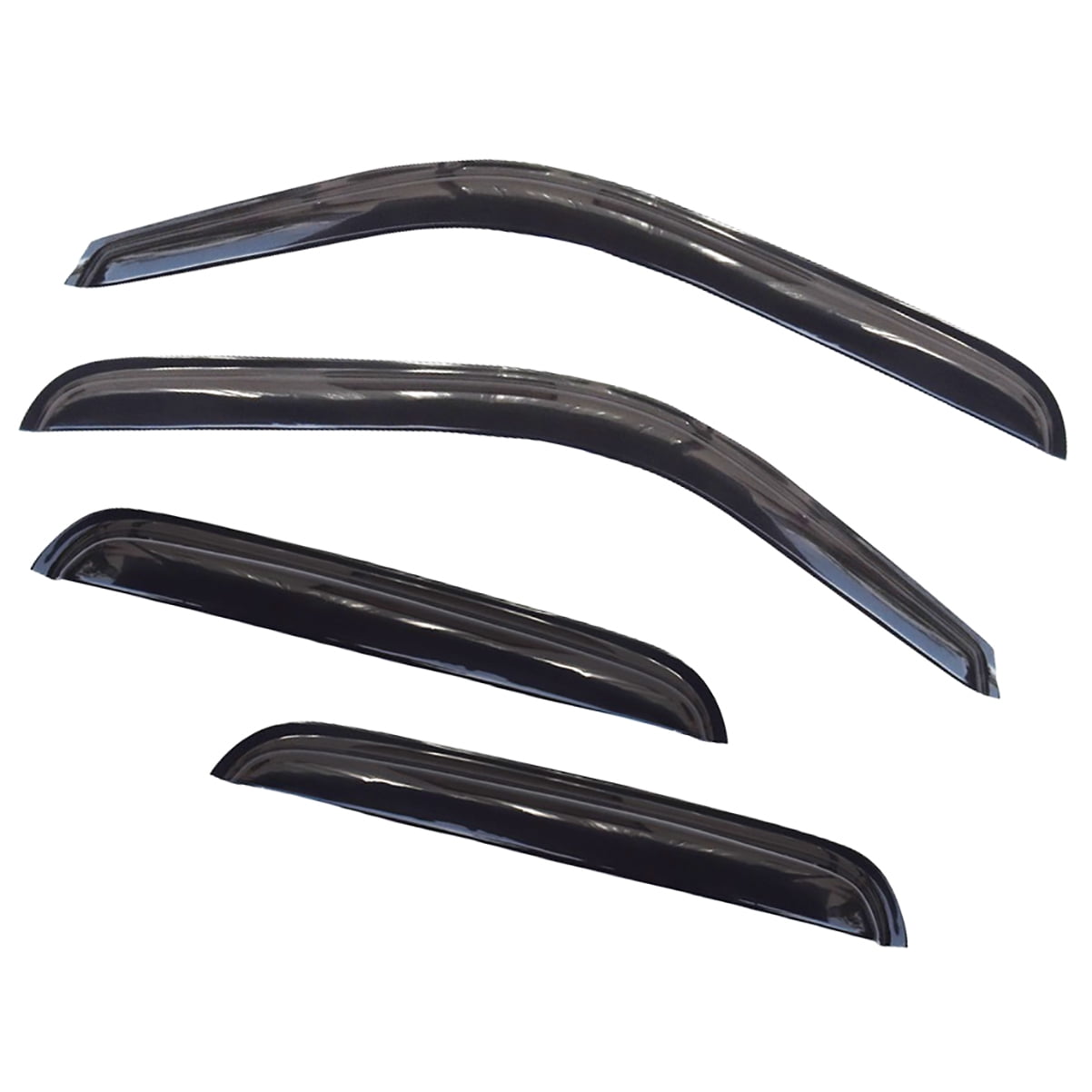 Fit for Chevrolet Silverado / GMC Sierra 1500 2500 3500 4-Door 1999-2007 Window Vent Visor Rain Deflector Sun Guard (4 Pcs)