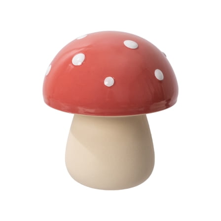 Mainstays Ceramic Mushroom Tabletop Torch for Outdoor Use with Fiberglass Wick