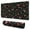 Pink Dinosaurs Cosmic, variant on Long Mouse Pads for Desk,Pink Dinosaurs Palms Bones Pattern Desk Mats on Top Of Desks, Desk Mouse Pad Extra Large with 3mm Non-Slip Base and Stitched Edge for Gaming,Office,Work,Home 31.5"x11.8"