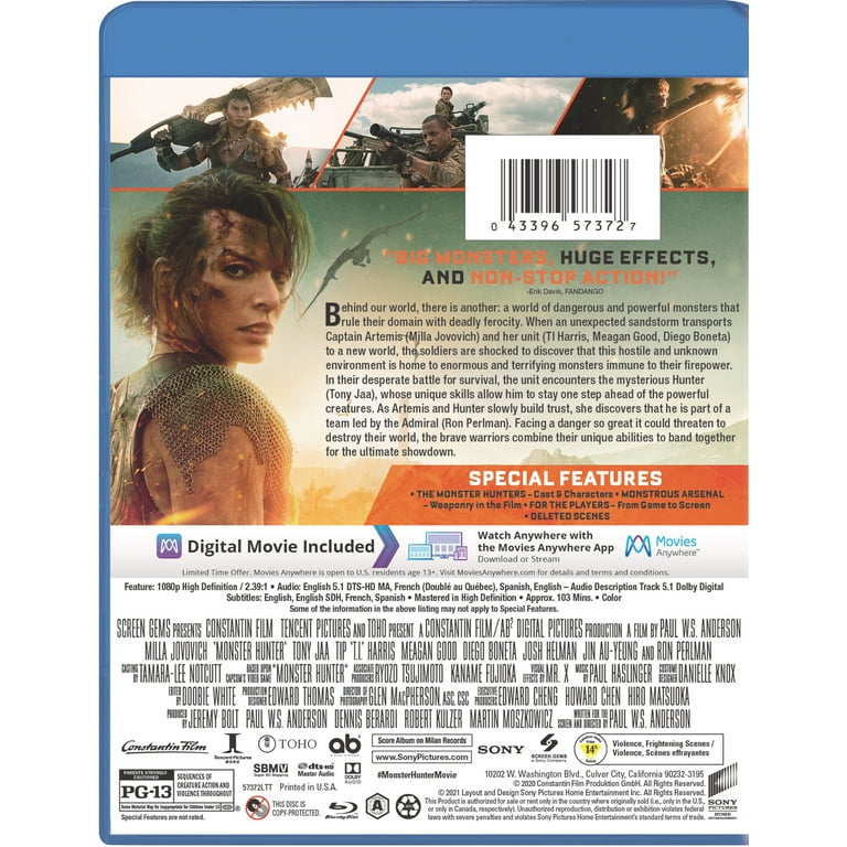 Monster hunter movie for rent new arrivals