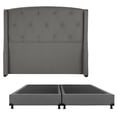 thumbnail image 1 of Box Base Cama King Size + Cabecera Zefyr Gris, 1 of 7