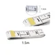 thumbnail image 2 of Ficarrico Cinta métrica para el cuerpo, cinta métrica de doble cara de 1,5 m para medir el cuerpo, regla de cinta métrica suave para sastre y costura de tela, blanco (1 unidad), 2 of 5
