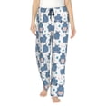 thumbnail image 1 of Balery Cute Hippos Pantalones de pijama para mujer, pijamas ultraligeros, pantalones de estar por casa-XX-Large, 1 of 6