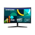 thumbnail image 1 of SAMSUNG 27 Essential S3 (S36GD) Series FHD 1800R Curved Computer Monitor, 100Hz, Game Mode, Advanced Eye Comfort, HDMI and D-sub Ports, LS27D366GANXZA, 2024, 1 of 5