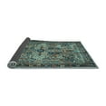 thumbnail image 2 of Ahgly Company Indoor Round Persian Light Blue Traditional Area Rugs, 6' Round, 2 of 4