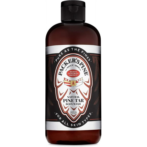 AIR-Pine Tar Soap Bodywash, Paraben Free, Sulfate Free Body Wash for Men & Women, 16 Fl Oz