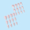 thumbnail image 3 of Purpurina IMRAIN, tamaño mediano, rosa almendra y blanco, 24 unidades, 3 of 7