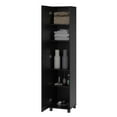 thumbnail image 5 of Systembuild Evolution 15.7"W x 15.4"D x 74.3"H Utility Storage Cabinet, Black, 5 of 14