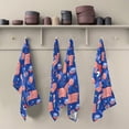 thumbnail image 5 of SKYSONIC 1 pack 4Th of July American Flag Independence Day Kitchen Dish Towels,Dishcloths,Absorbent Soft Towels Hand Towels, 18" x 28", 5 of 7