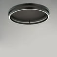 thumbnail image 5 of E22720-BK-ET2 Lighting-Groove-1 LED Flush Mount-24.5 Inches wide by 3.25 inches high-Black Finish, 5 of 5