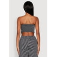 thumbnail image 5 of Womens Cropped Pinstripe Tube Top, 5 of 5