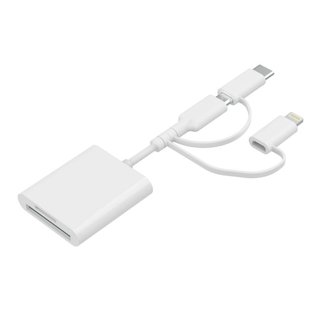 Refurbished Vivitar MOV416-WHT Universal Mobile Card Reader, White