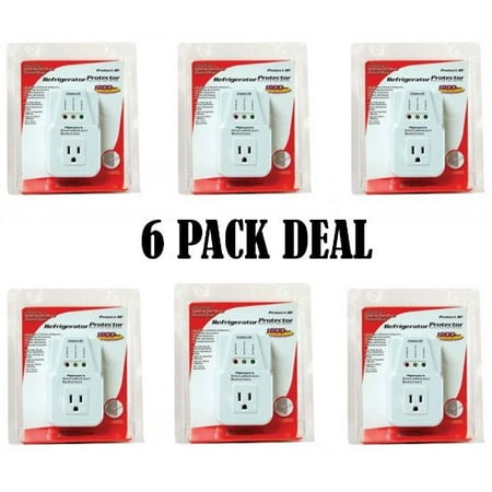 6 pcs Voltage Protector Brownout Surge Refrigerator 1800 Watts Appliance