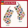 thumbnail image 2 of Sikiie Watercolor Teapots Christmas Stockings,18 Inches Christmas Stockings Xmas Hanging Stockings for Family Christmas Decorations & Gifts, 2 of 7
