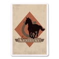 thumbnail image 2 of Kentucky, Love, Argyle with Horse, Contour, Lantern Press, Premium Playing Cards, 52 Card Deck with Jokers, USA Made, 2 of 5