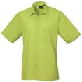 thumbnail image 1 of Premier Mens Short Sleeve Formal Poplin Plain Work Shirt, 1 of 4