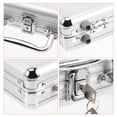 thumbnail image 3 of Durable Alloy Poker Chip Case with Large Capacity and Compartment Design for Storage Use 50 Pieces, 3 of 8