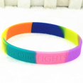 thumbnail image 3 of Gay Pride Wristbands Multicolor Rainbow Silicone Sports Rubber Bracelets Party Decorations Supplies for Parades Festival, 3 of 4