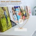 thumbnail image 3 of Decorative Accents Metal Crafts Decoration for Bedroom Table Office Glass Balls with Stand Modern, 3 of 6