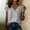 Gray#02, variant on Women's Summer Linen T Shirts Top Oversized V Neck Cotton Linen Short Sleeve Shirts Top Womens Casual Solid Loose Fits Lightweight Breathable Comfy Tee Shirts