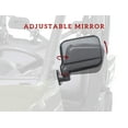 thumbnail image 2 of SAUTVS Rear View Side Mirrors for Ranger 500 570 900 Adjustable Folding Side View Mirrors for Polaris Ranger 500 2017-2022 Ranger 570 2015-2022 and Ranger XP 900 2014-2019 Accessories (2PCS), 2 of 5