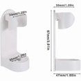 thumbnail image 5 of Wall-Mounted Toothbrush Organizer, 4-Pack Self-Adhesive Holder for Bathroom and Kitchen Use, 5 of 5
