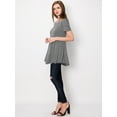 thumbnail image 4 of Made by Johnny Women's Tunic Top Casual T Shirt for Leggings S-5XL Plus Size L HDG, 4 of 6