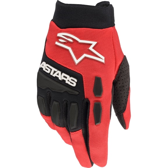 Alpinestars Full Bore Mens MX Offroad Gloves Bright Red MD