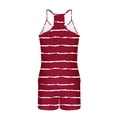 thumbnail image 4 of cfhntfmh Pajamas for Women Sets Sleeveless Tank and Shorts Summer Knit Striped 2-Piece Cute Pjs Soft Loungewear Set, 4 of 5