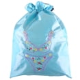 thumbnail image 2 of Wrapables® Silk Embroidered "Bra & Panties" Lingerie Bag - Blue, 2 of 2