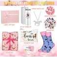 thumbnail image 4 of 58 Pcs Horse Gifts for Equestrian Hobby Lover Women Girls Horse Gifts Cool Stuff Cowgirl Horses Themed Gift Accessories with 20 oz Tumbler Blanket Socks Makeup Bag Gift for Christmas Birthday$$, 4 of 7