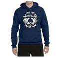 thumbnail image 2 of Wild Bobby, This is What an Amazing Mom Looks Like, Mother's Day, Unisex Graphic Hoodie Sweatshirt, Navy, 3XL, 2 of 3