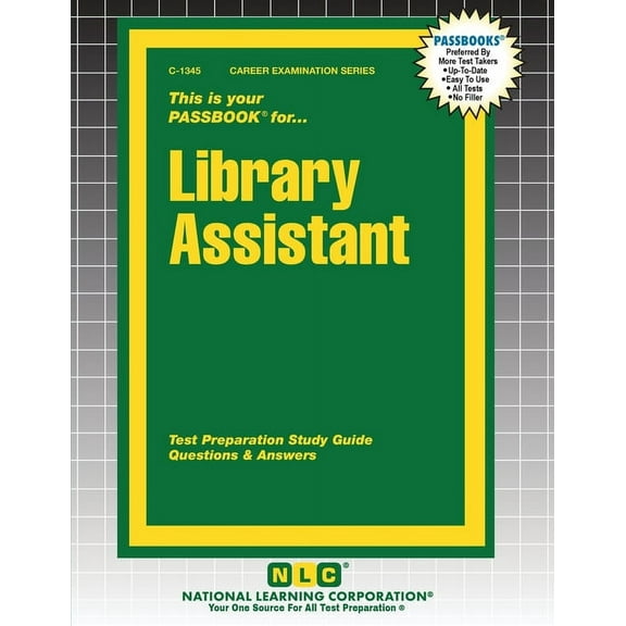 Career Examination Library Assistant, Book 1345, (Paperback)