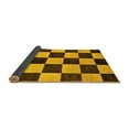 thumbnail image 2 of Ahgly Company Indoor Rectangle Checkered Yellow Modern Area Rugs, 7' x 10', 2 of 4