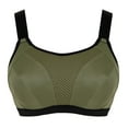 thumbnail image 4 of Curvy Kate Everymove Underwire Sports Bra (CK043113),32J,Jungle Green/Black, 4 of 9
