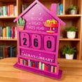thumbnail image 3 of Wooden Sign For Books Read Counter Display ReadTracker For Library Home Desk Teachers Bookworm Craft Stationery, 3 of 3