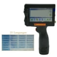 Touch Screen 12.7mm Handheld Inkjet Printer Fast Dry Coder Label