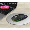 thumbnail image 6 of Uiosmuph Wireless Mouse LED Rechargeable Silent Computer Mouse with USB Receiver and Type C Adapter, 6 of 6