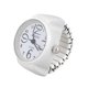 thumbnail image 1 of WORGEOUS 1pc personalidad unisex reloj en forma de anillo de dedo moda exquisito anillo de reloj de cuarzo (blanco), 1 of 7
