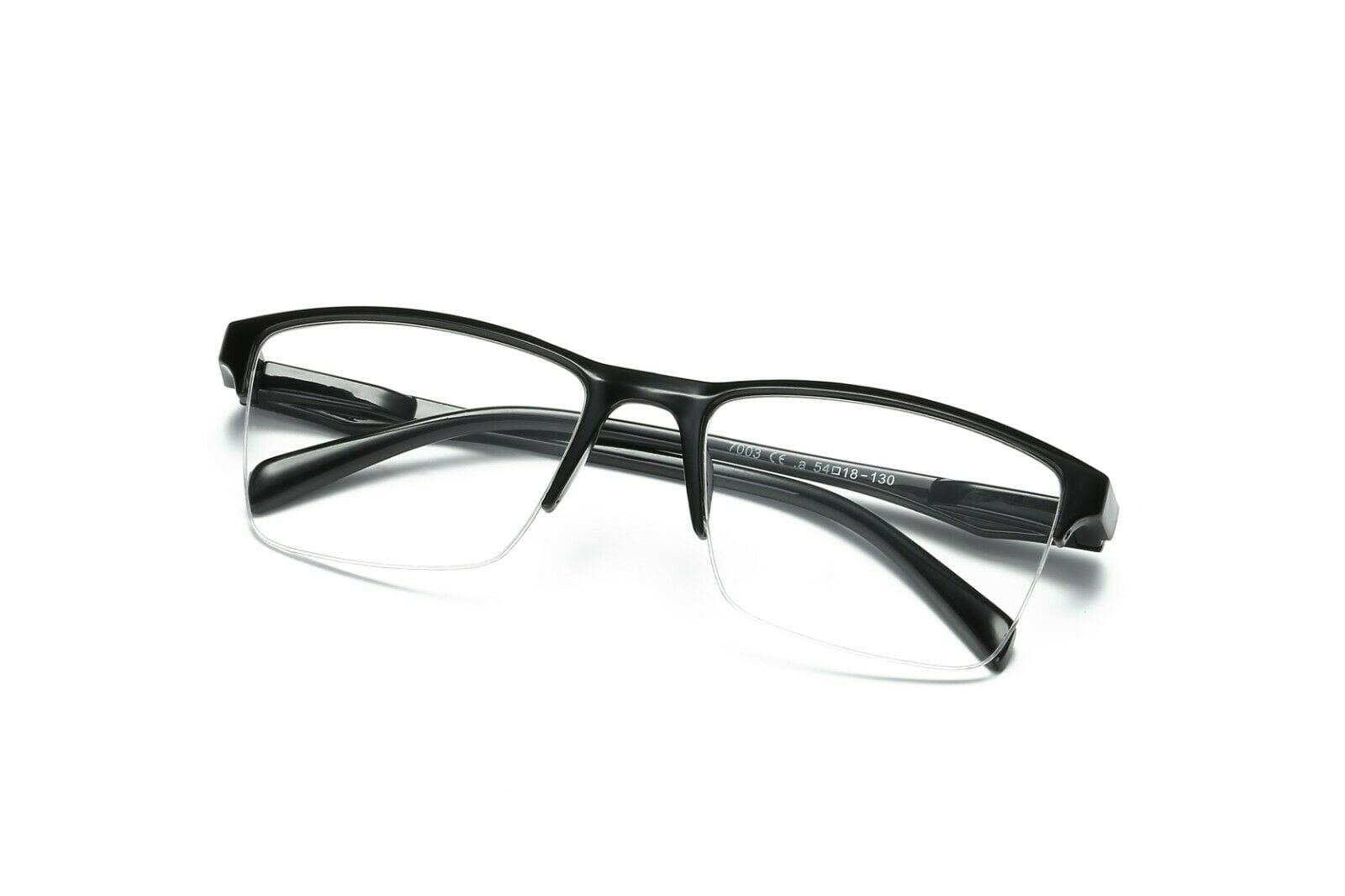 Mens Reading Glasses 5 Pack Readers Womens Spring Hinge Square Frame Glasses Metal New
