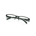 thumbnail image 2 of 9 Packs Mens Unisex Half Frame Square Reading Glasses Black Spring Hinge Readers +1.50, 2 of 5