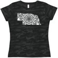 thumbnail image 3 of Inktastic Nebraska Silhouette Mandala Women's T-Shirt, 3 of 5