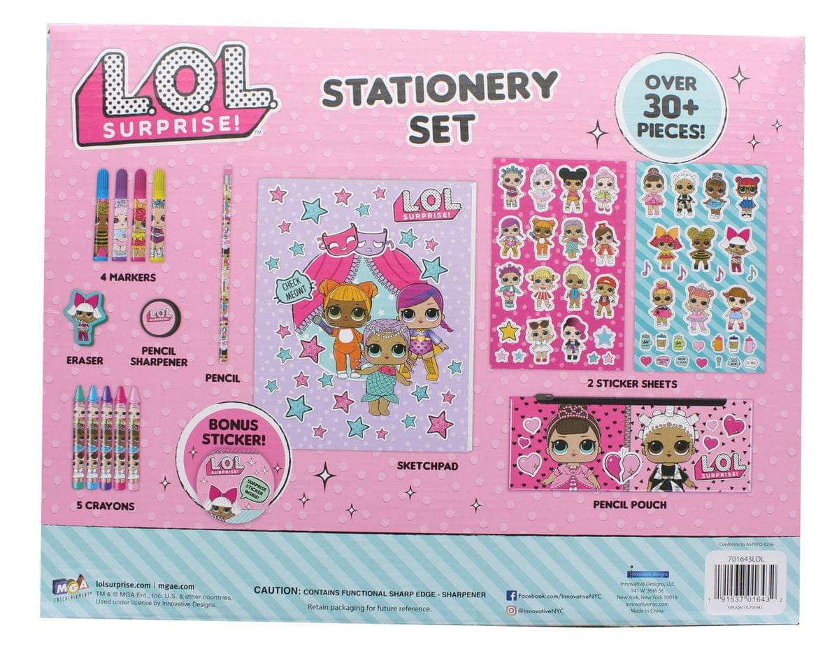 lol surprise deluxe stationery set