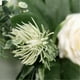 thumbnail image 4 of Hortensia artificial Corona de camelia rosa | 40cm de diámetro | Flores de seda hojas verdes | Decoración de pared para colgar puerta de resorte hecha a mano | Chimenea de la sala de estar de la, 4 of 8