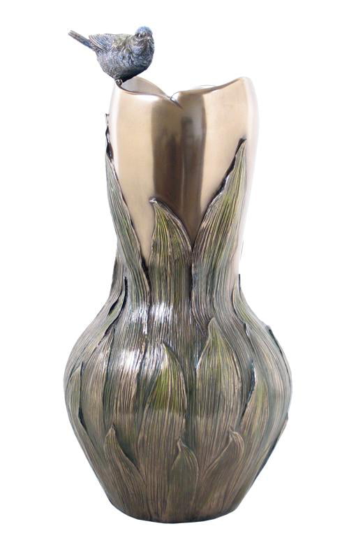 Deco 79 Polystone Vase for Those Who Have Passion for Art and Nature New