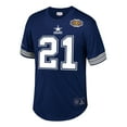 thumbnail image 2 of Men's Mitchell & Ness Deion Sanders Navy Dallas Cowboys Retired Player Name & Number Mesh Top, 2 of 3