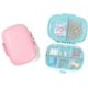 thumbnail image 1 of pilulier De Voyage 2 Pices (bleu/rose), Pilulier Portable 8 Compartiments, Petit Pilulier Quotidien, Contenant De Mdicaments Et De Vitamines Pour, 1 of 5