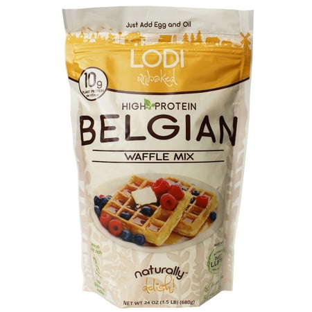 Lodi Unbaked Plant Based Protein Belgium Waffle Mix